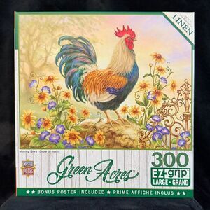 MASTER PIECES Morning Glory 300-PC PUZZLE  24” x 18” New in Box
